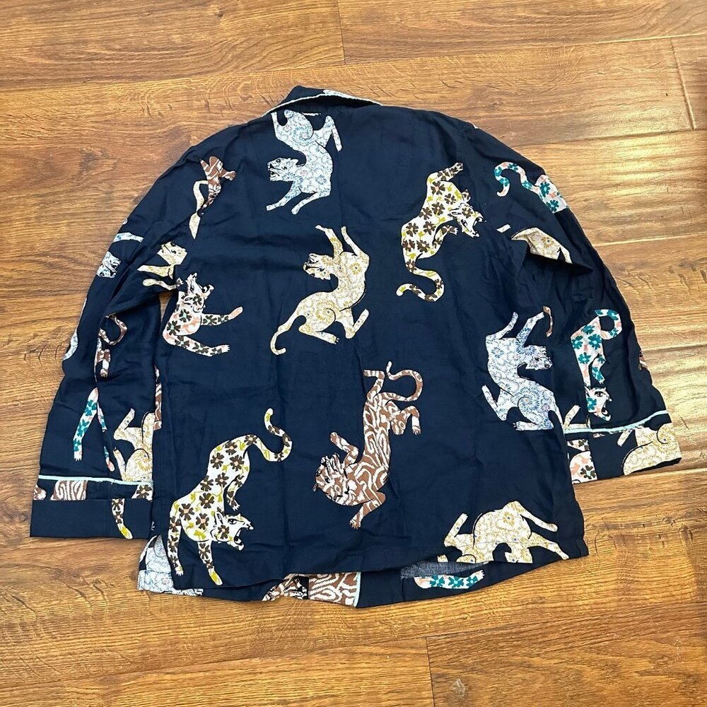 Anthropologie flannel pajama shirt - Picture 2 of 7